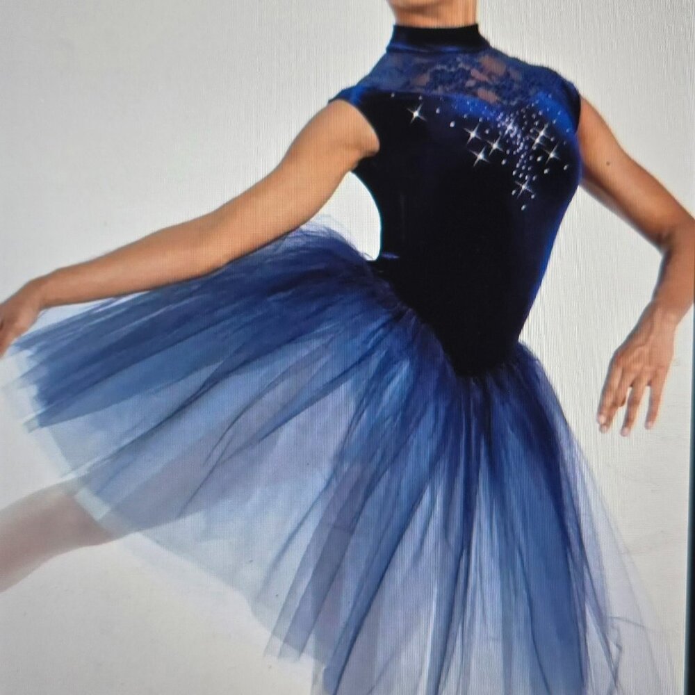 Weissman Style #14137 Arietta, Navy, Size MA